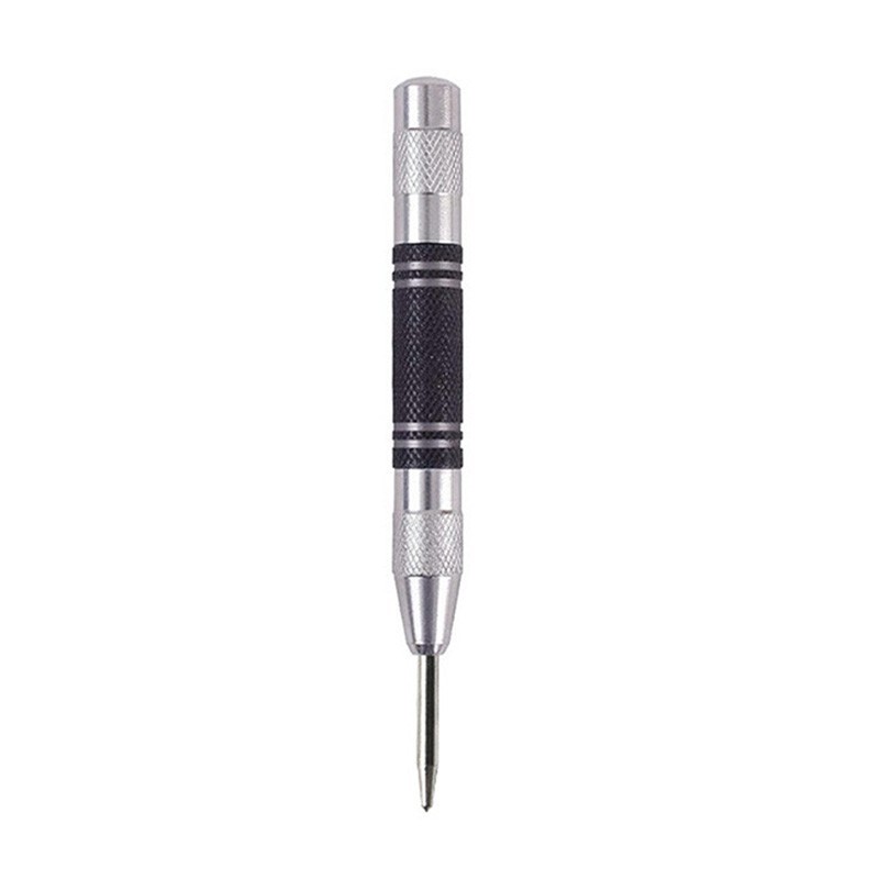 2 Super Strong Automatic Centre Punch Adjustable Spring Loaded Metal Drill TooL gallery