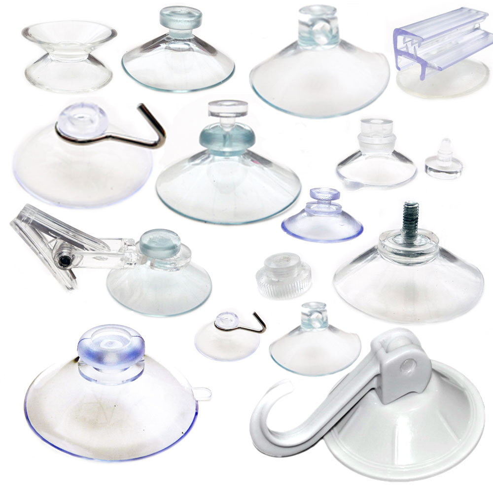 Suction Cups / Hooks Window Suckers Clear Plastic/Rubber/Silicone Any Type gallery