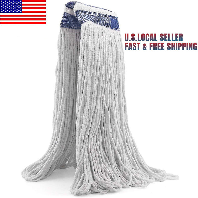 Heavy Duty Loop-End Cotton String Swinger Refills 6 in Mop Head Replacement 24oz gallery