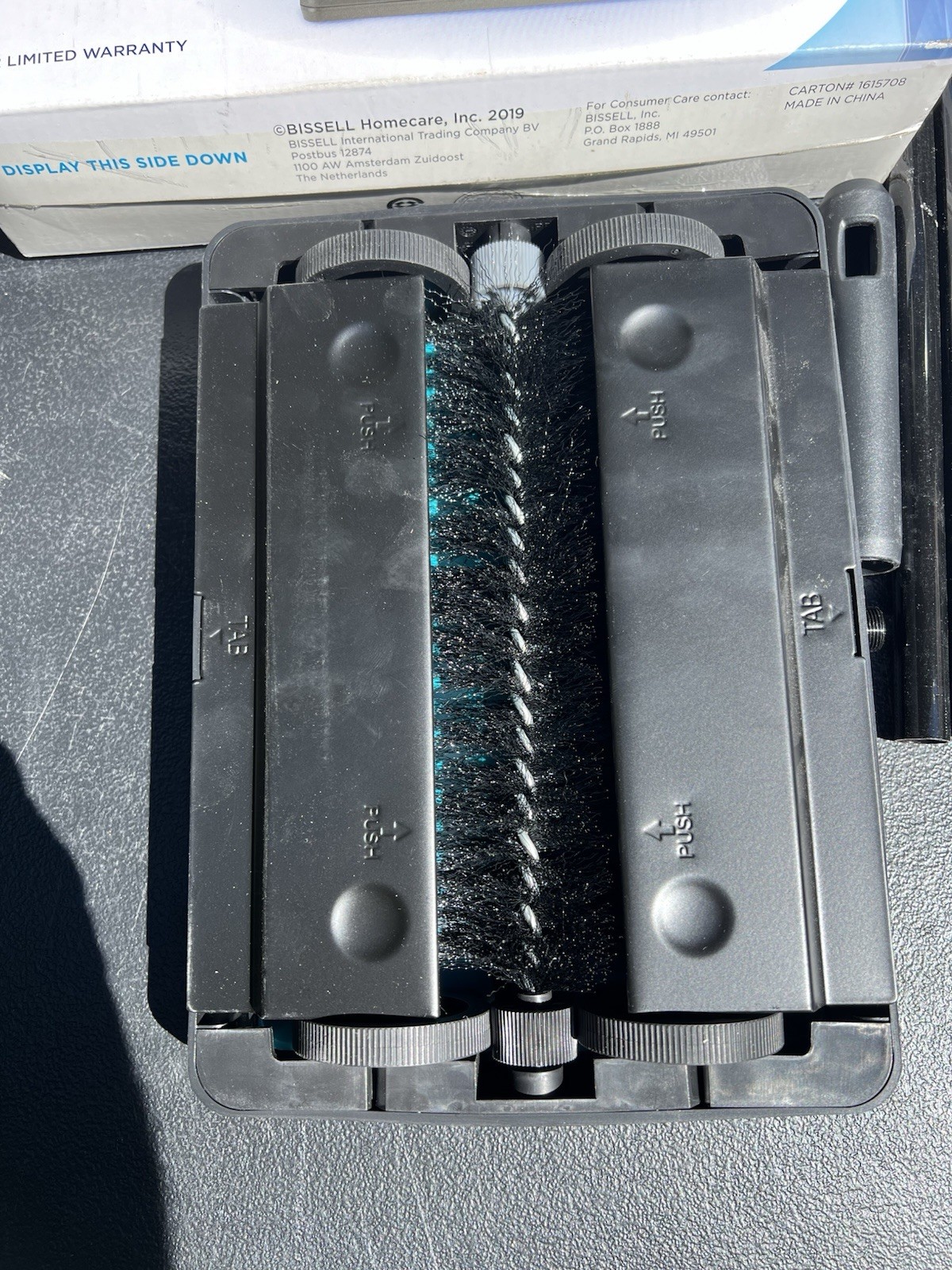 Bissell Easy Sweep Compact Carpet & Floor Sweeper, Manual Operation 2484A Teal gallery