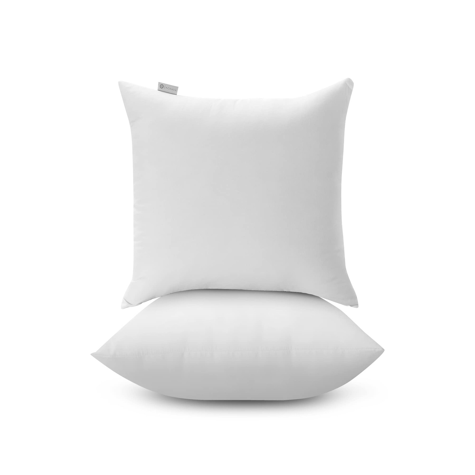 Acanva 20x20 Throw Pillow Inserts Set of 2, Premium Polyester Fiber Fill Squa... gallery