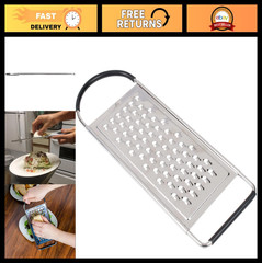 Extra Coarse Stainless Steel Handheld Grater – Non-Slip for Veggies, Cheese, Egg