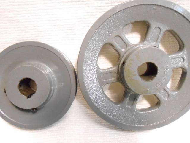5 3/4" Cast Iron 1" Shaft Pulley Sheave Single Groove V Style B Belt 5L BK60 gallery