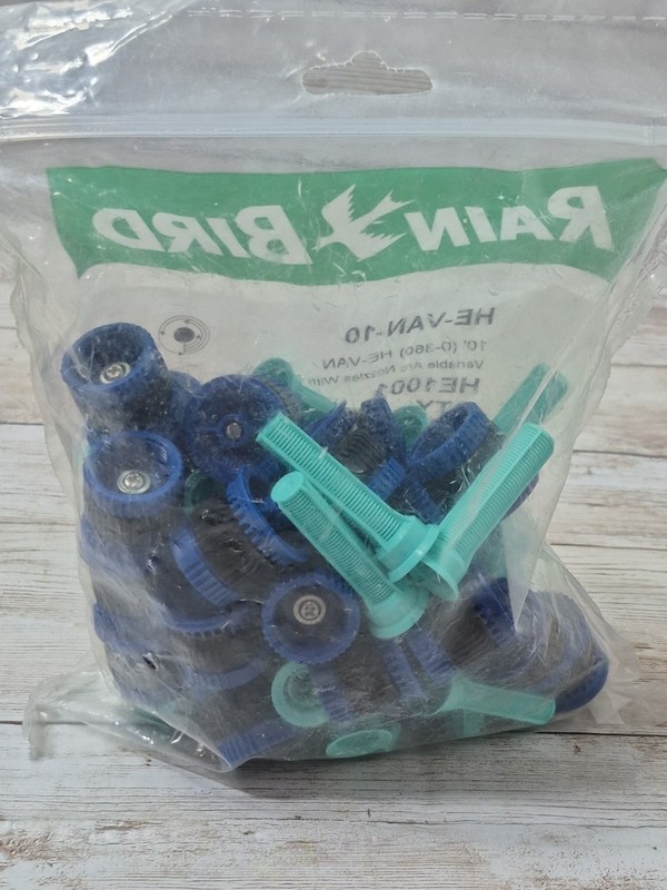 Rain Bird HE-VAN-10 Variable Arc Nozzle w/ Screens - 25 Pack 10” (0-360°) HE1001 gallery