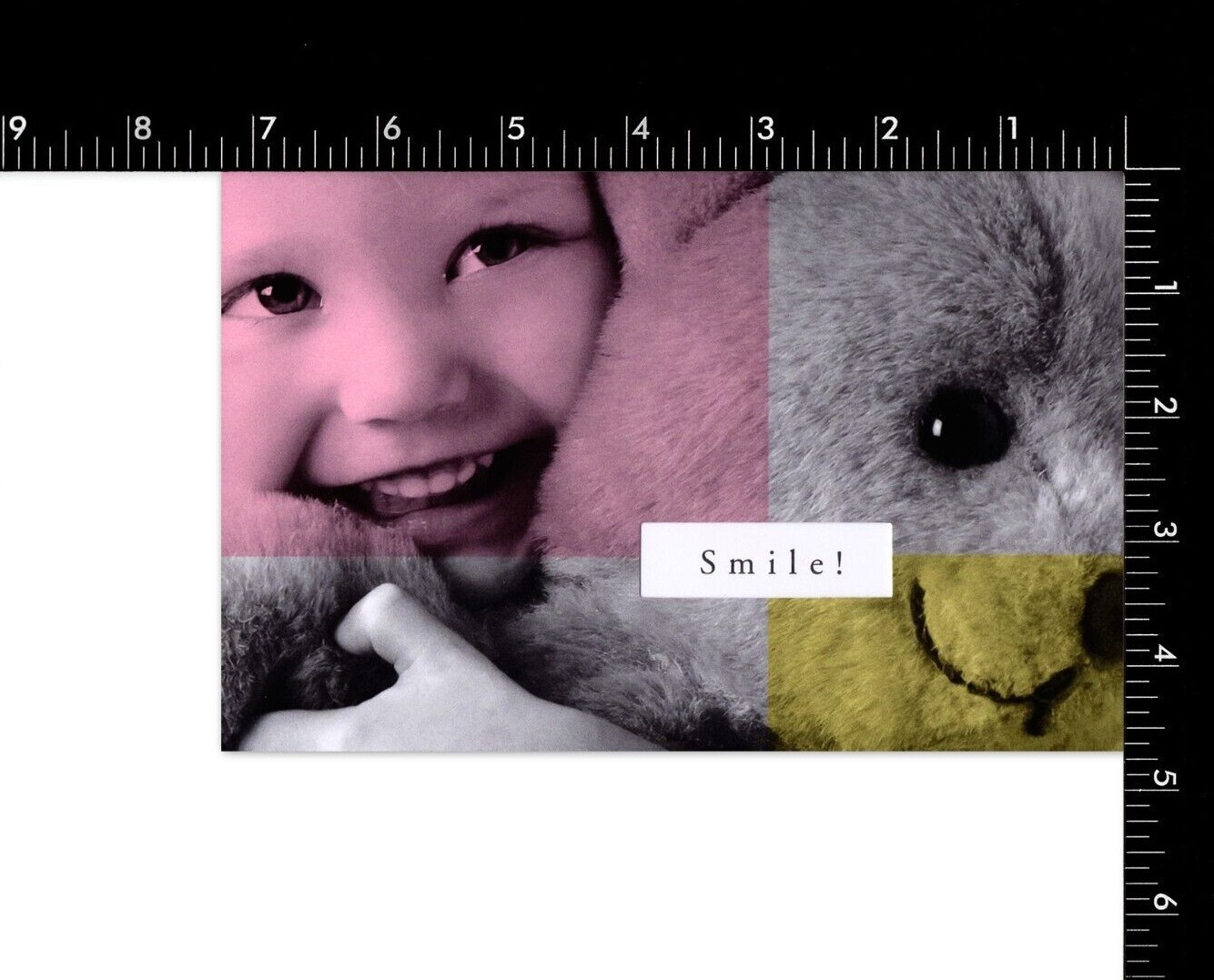 Happy ENCOURAGEMENT Card, "Teddy Bear Smile" by American Greetings + Envelope gallery