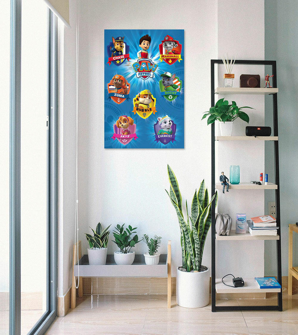 Paw Patrol - TV Show Poster / Print (Character Crests) (Size: 24" X 36") gallery