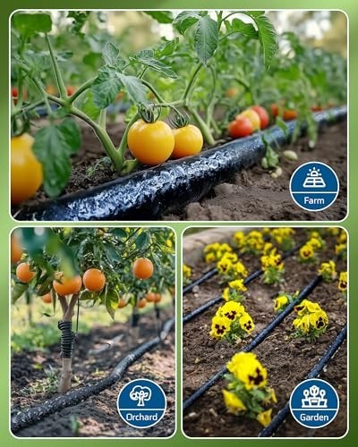 75FT Soaker Hose - 5/8" Drip Irrigation Hose, Flexible & Leakproof, Water-Saving gallery