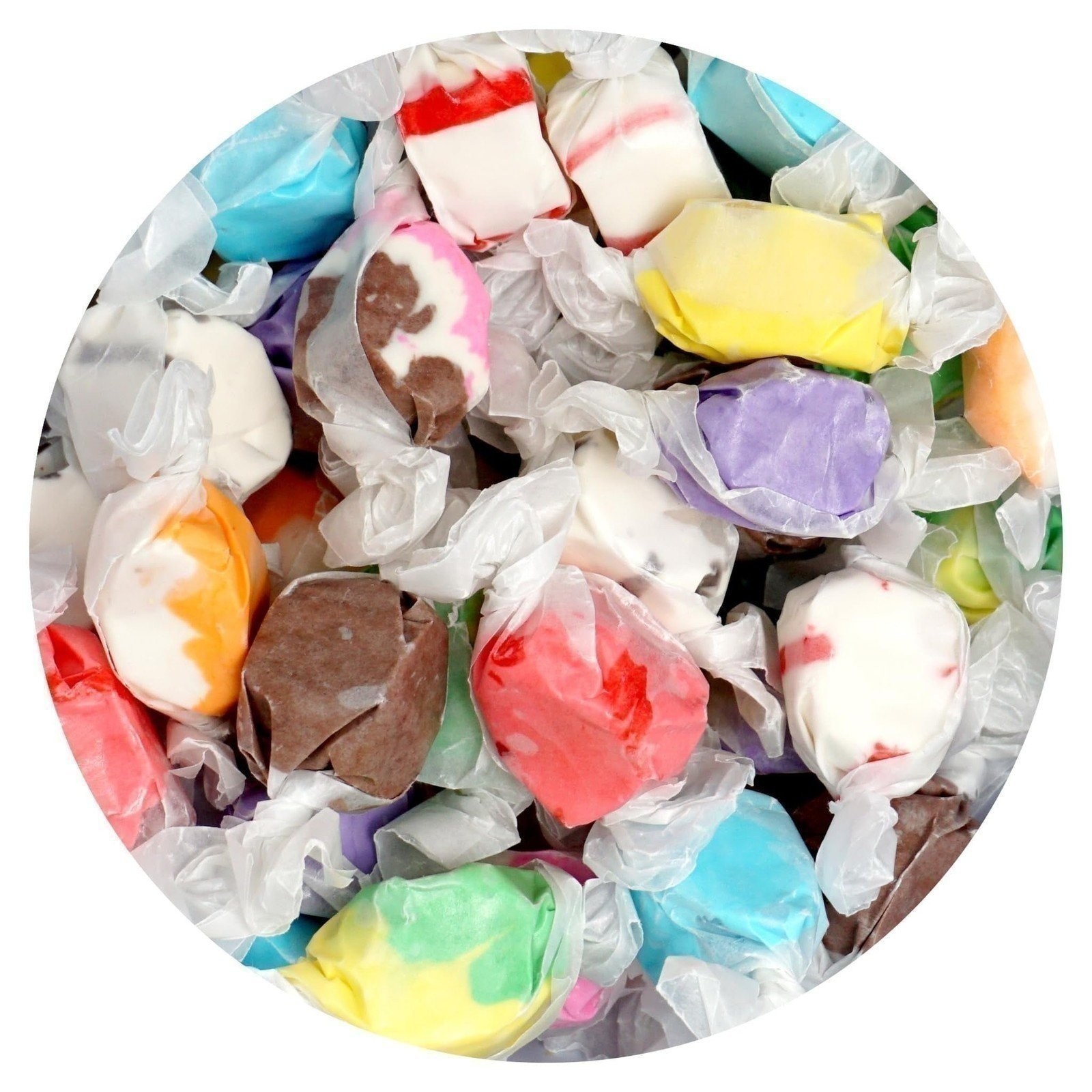 Salt Water Taffy Assorted Mix, 1 Pound Bulk Bag, 10 Assorted Flavors,... gallery