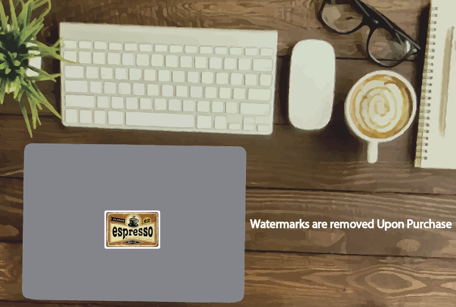 Espresso Sticker Coffee Retro Waterproof gallery