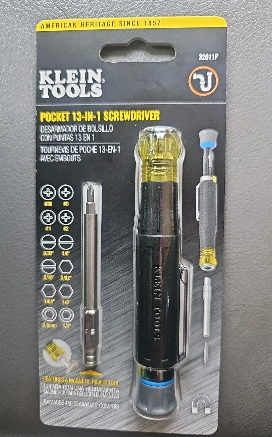 Klein Tools Pocket 13-in-1 Screwdriver 32611P gallery