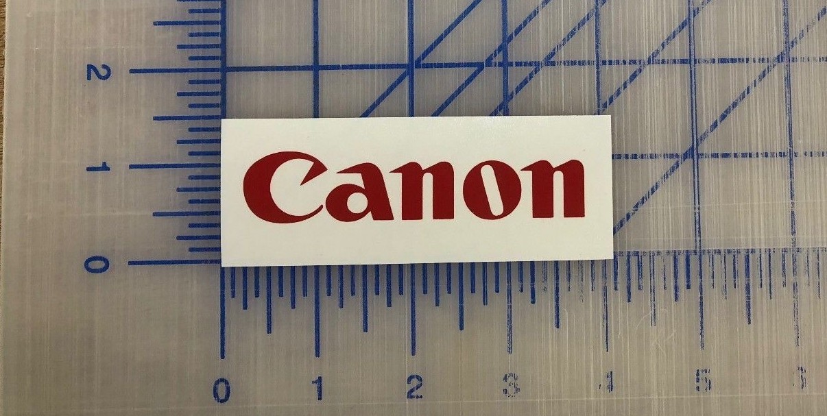 Canon Decal 3.5" 4.5" 5.5" Camera Photography Photo Laptop Window Bumper Album gallery