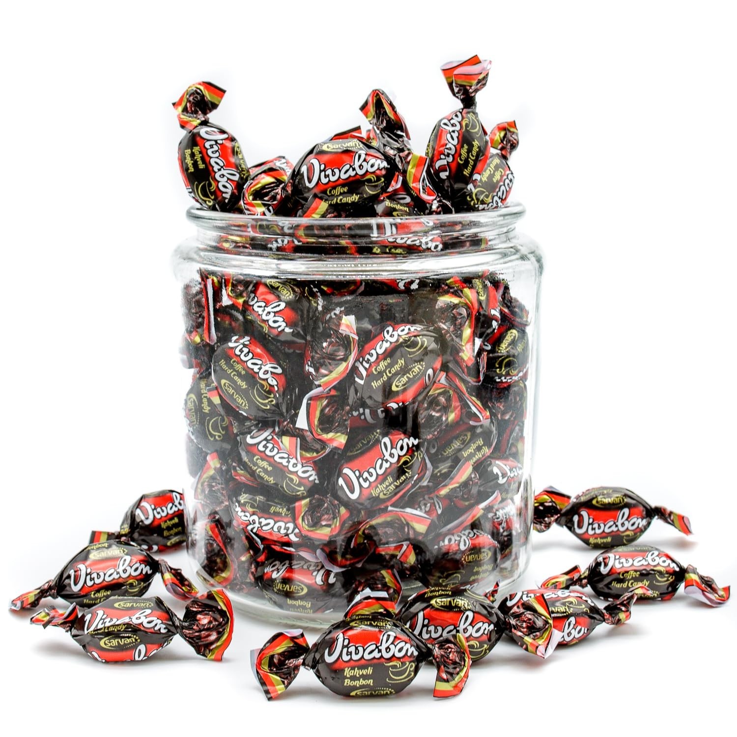 Turkish Coffee Candy - 1 lb Bulk, Individually Wrapped, Hard Shell & Chewy Cente gallery