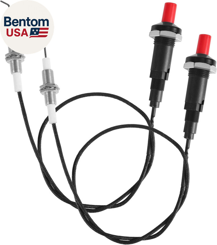 2Pcs Piezo Igniter with Spark Ignition, Propane Push Button Threaded Electrode B gallery