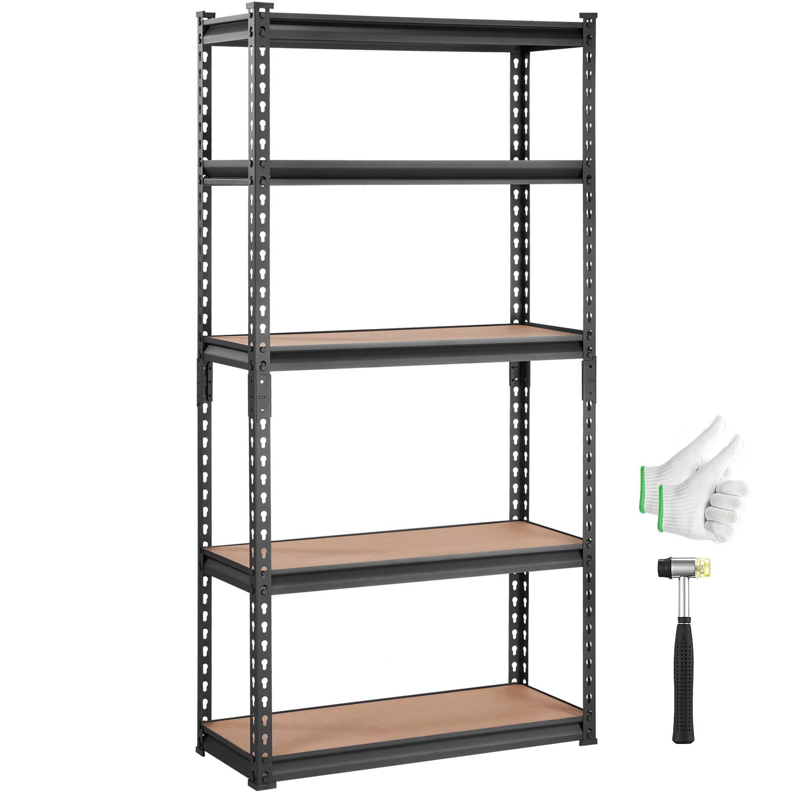 Storage Shelving Unit Garage Storage Rack 5-Tier Adjustable 2000 lbs Load gallery