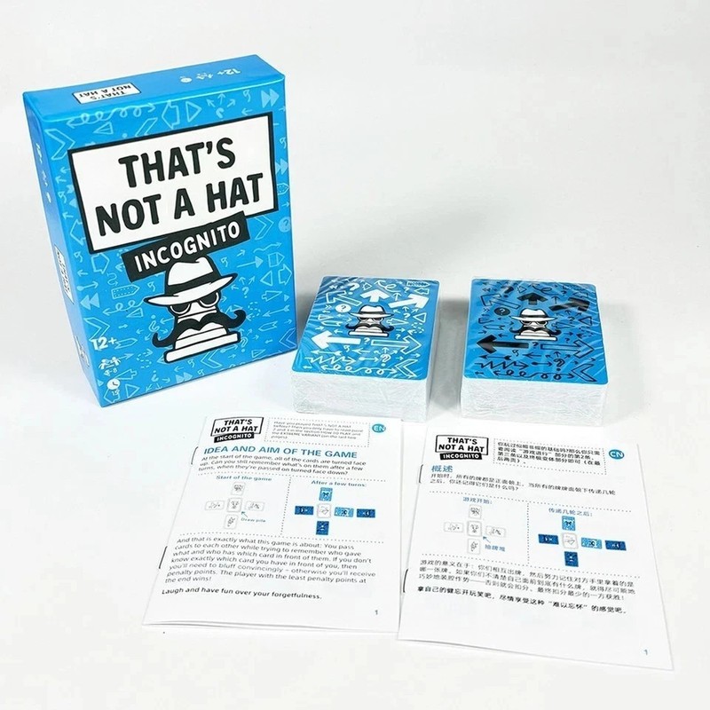 That'S Not a Hat - Fun Bluffing & Memory Party Game for All Ages Components US * gallery