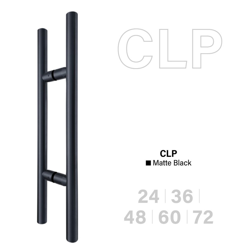 CEL 48" Ladder Style Back-to-Back Entry Door Pull Handle, 304 Stainless Steel gallery
