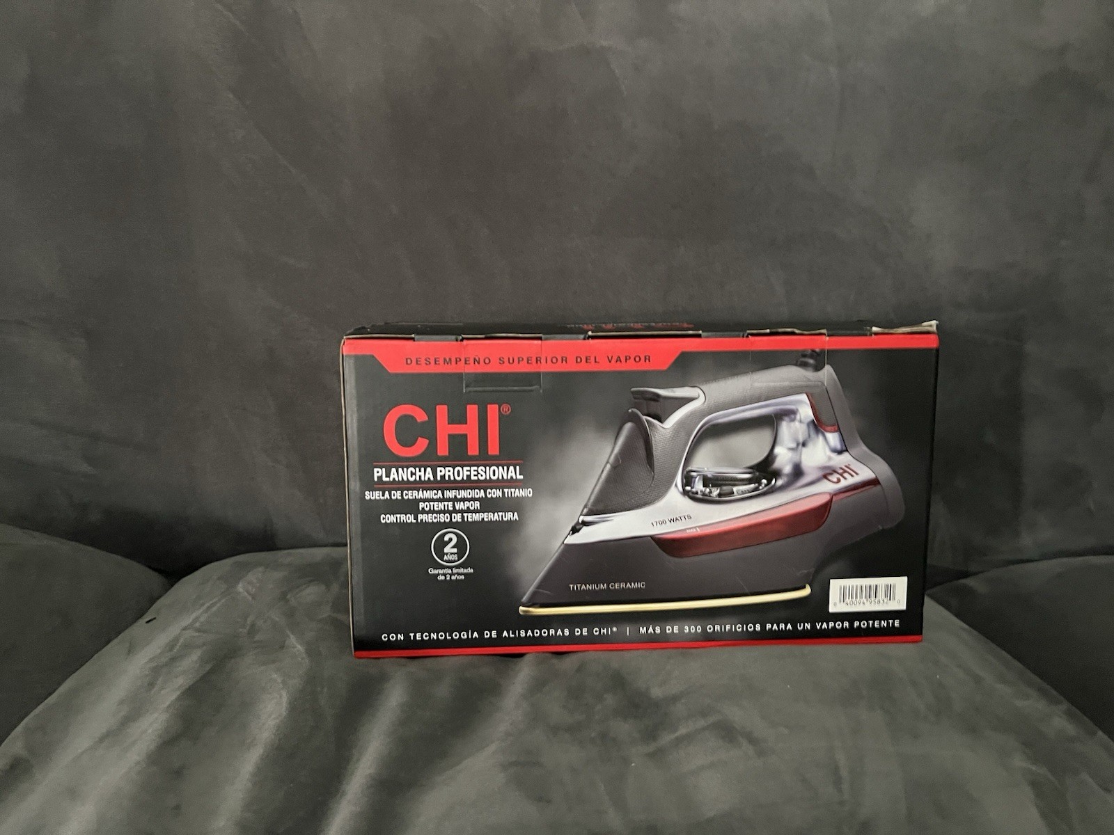 Chi PROFESSIONAL IRON TITANIUM-INFUSED CERAMIC SOLEPLATE POWERFUL STEAM PRECISE gallery