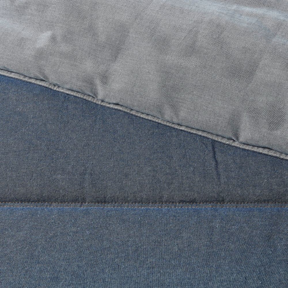 Full/Queen Denim Comforter and Sham Set Blue - Threshold gallery