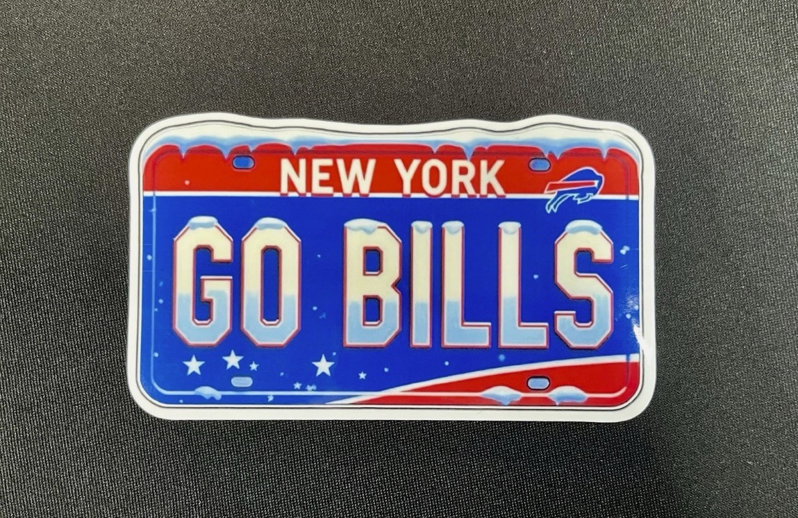 Premium Vinyl Buffalo Fan Stickers -Custom Bills Fan Josh Allen Decals gallery