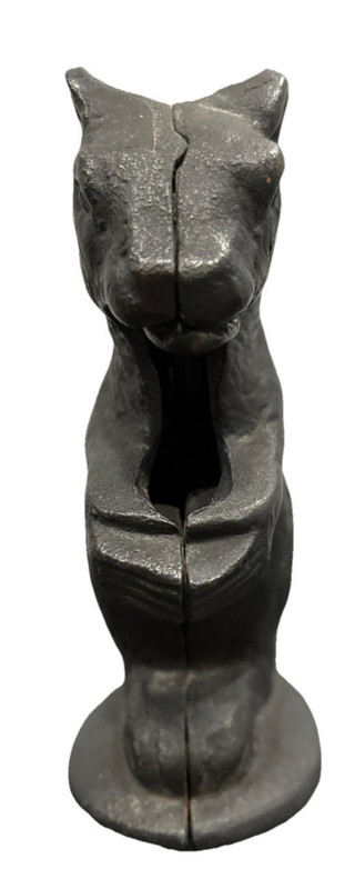 Cast Iron Squirrel Nutcracker Farmhouse Rustic Decor Vintage 2.6 lbs 5" x 7 1/2" gallery