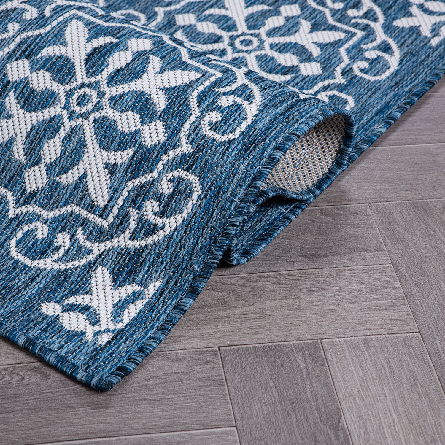 Rugshop Indoor Outdoor Rug Transitional Geometric Textured Flat Weave Porch Rugs gallery