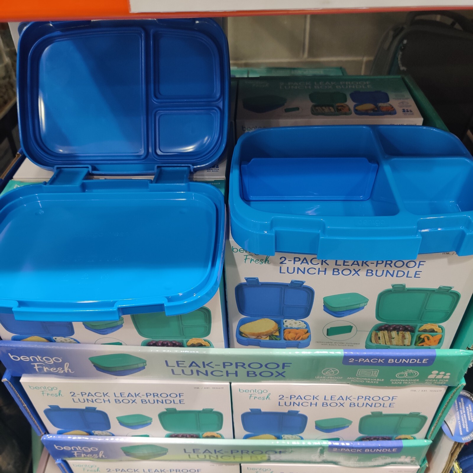 ⭐NEW⭐ Bentgo Fresh 2-Pack Leak-Proof Lunch Box Bundle, All Ages Blue / Teal gallery