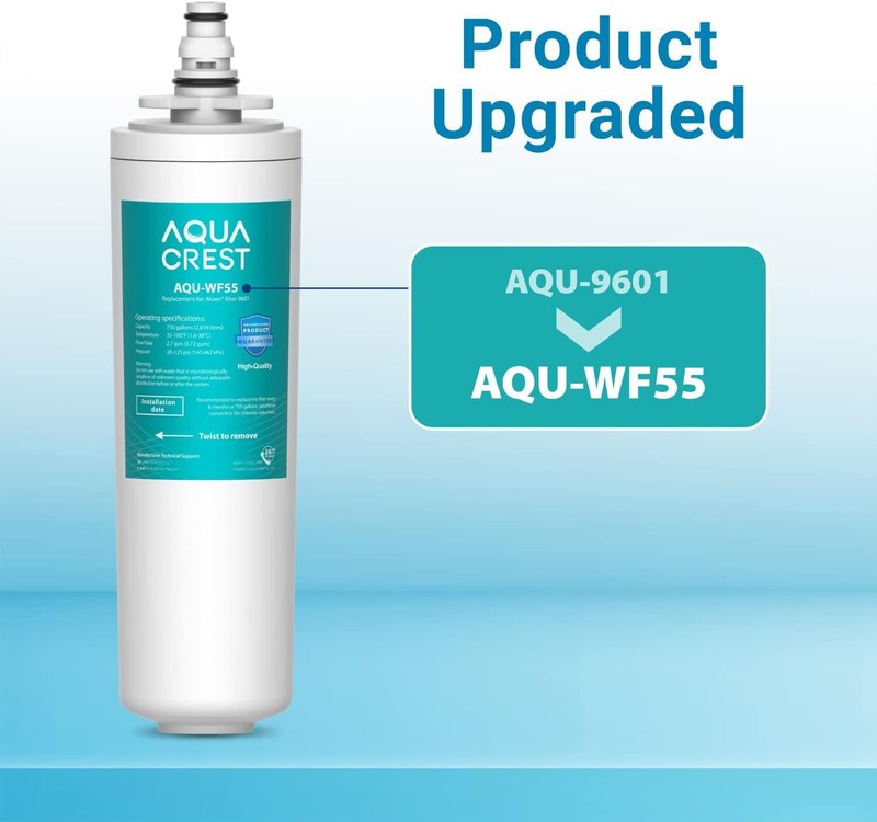 2 Pack Aquacrest Water Filter Fits Moen ChoiceFlo 9600, 9601, S5500 Moen faucets gallery