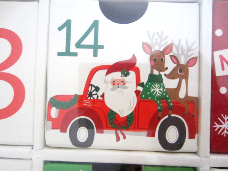 Customizable 24 Drawer House Shaped Advent Calendar Countdown to Christmas Holid gallery