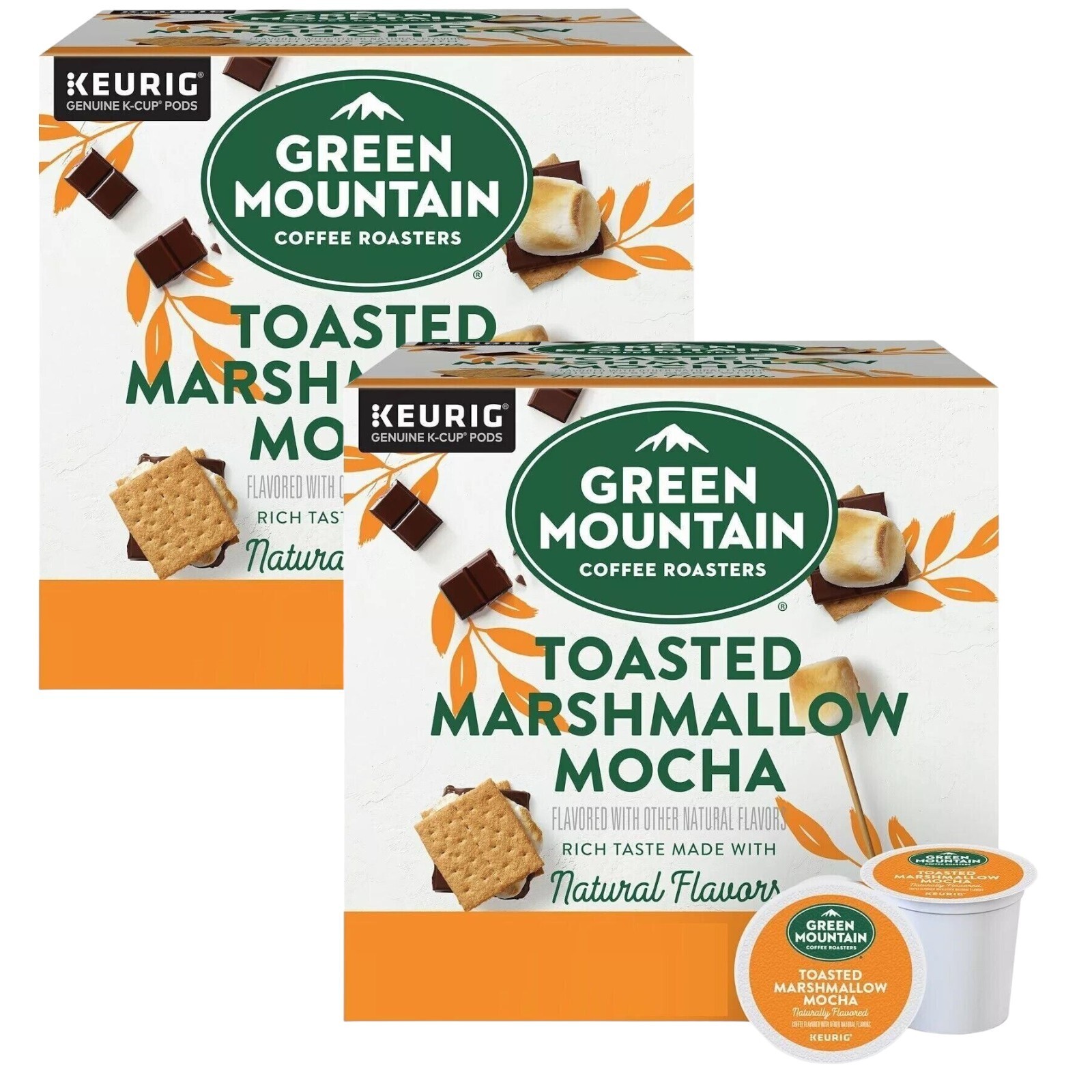 Green Mountain Coffee TOASTED MARSHMALLOW MOCHA Keurig 24 KCups Total JAN 2028 gallery