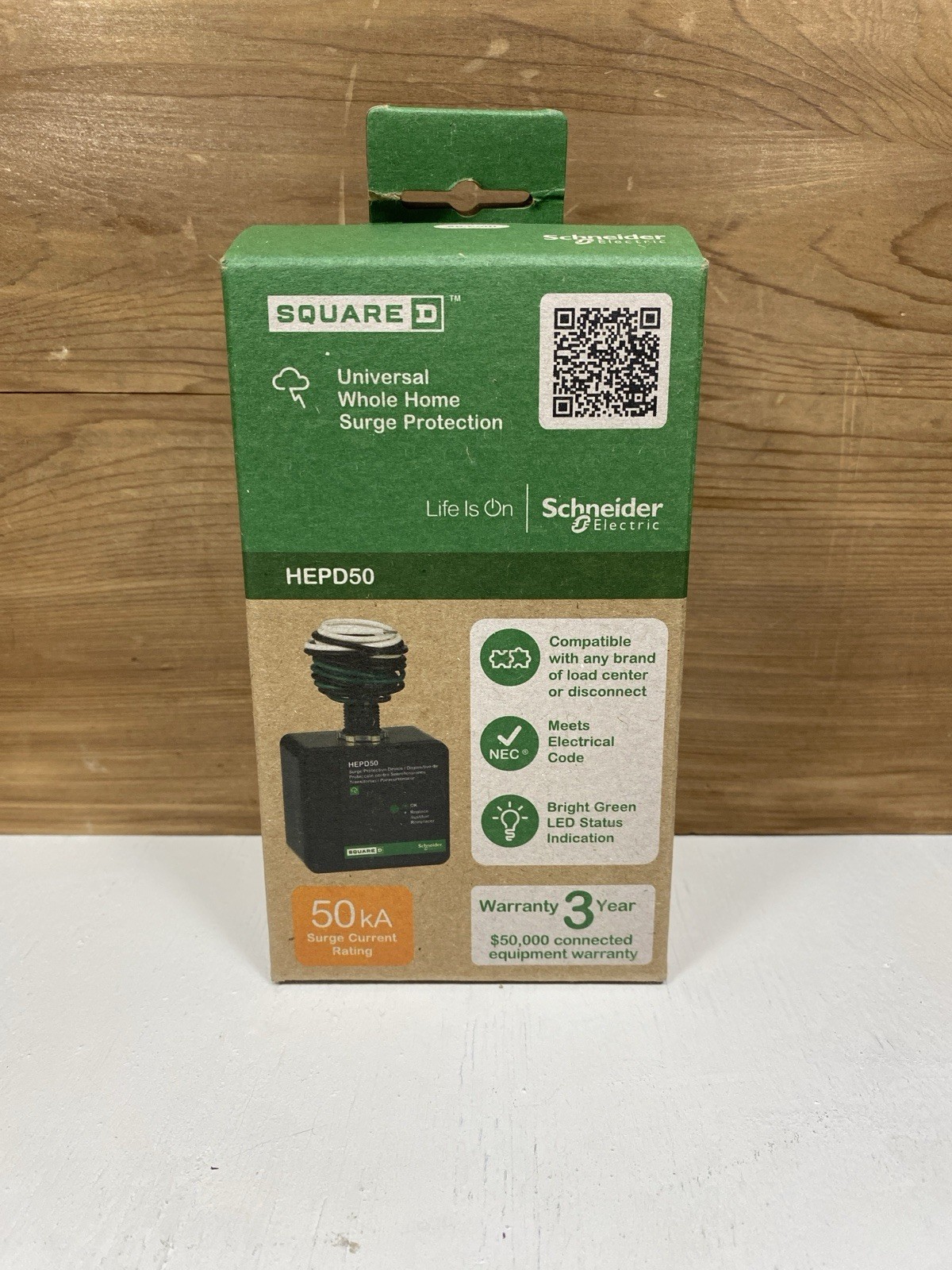 Square D HEPD50 Whole Home Surge Protection 50kA **FREE SHIPPING** gallery