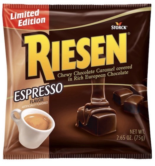Storck Riesen Chewy Espresso Coffee Chocolate Caramels Limited Edition 2.6oz 3ct gallery