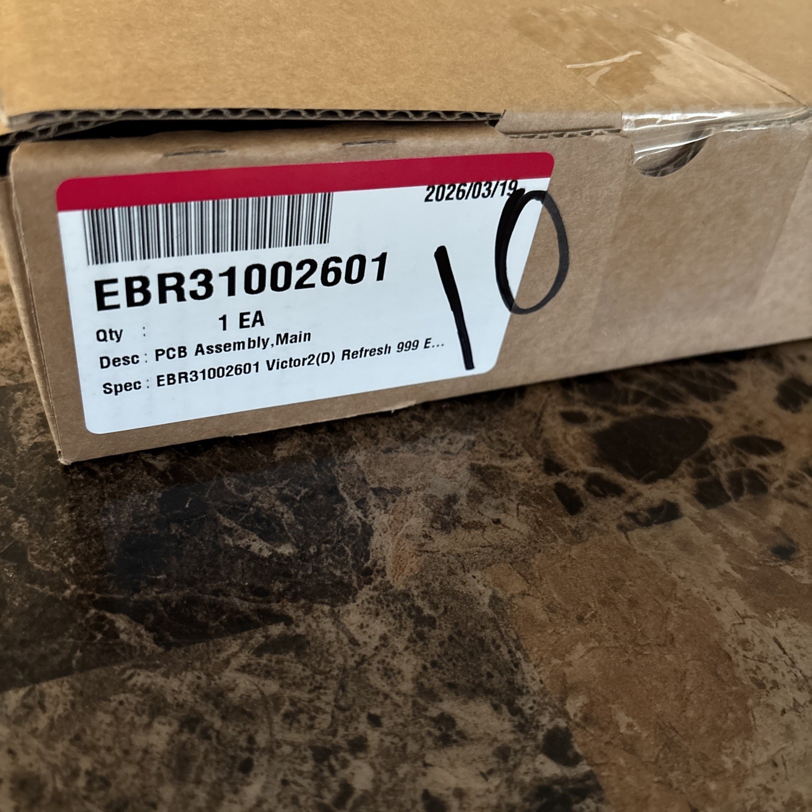 NEW GENUINE OEM LG Dryer Main PCB (Control Board) Part# EBR31002601 gallery