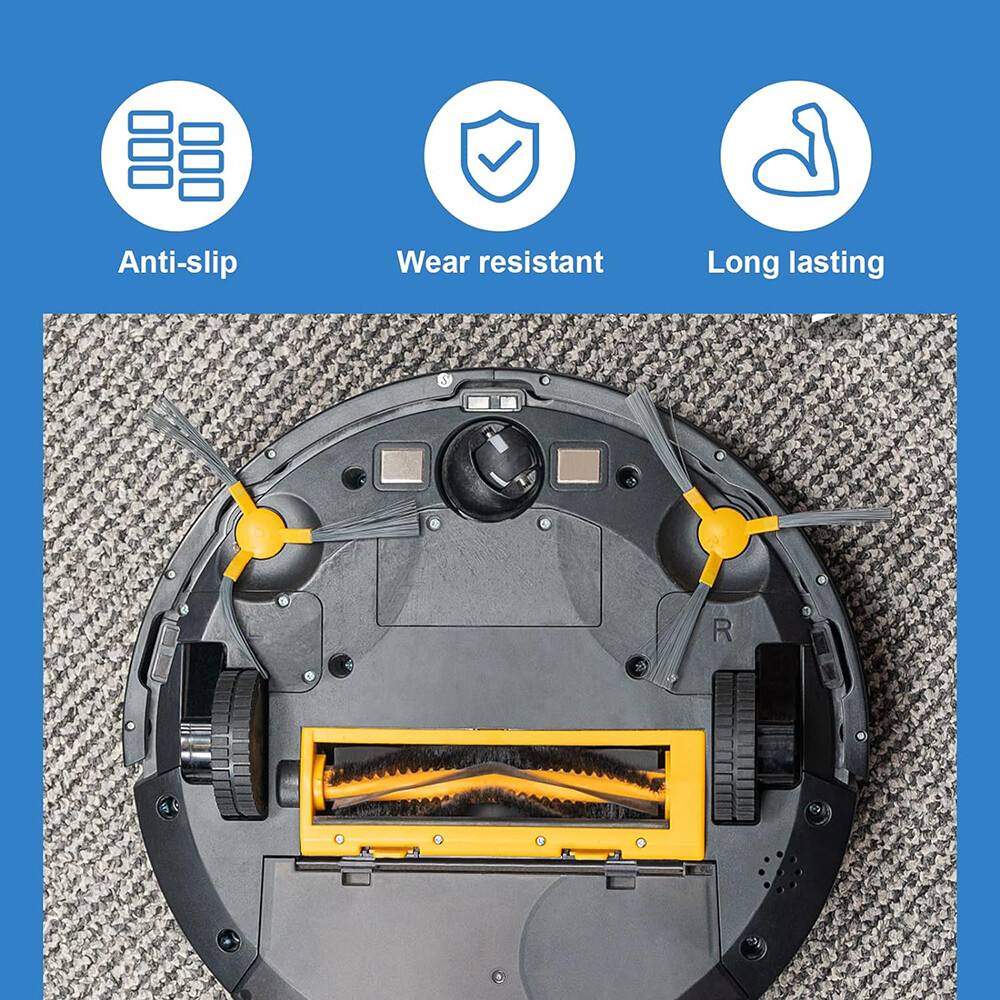 4X For Irobot Roomba Vacuum Robot Tires Wheels Series 5/6/7/8/9/I7 S9+ Anti-Slip gallery