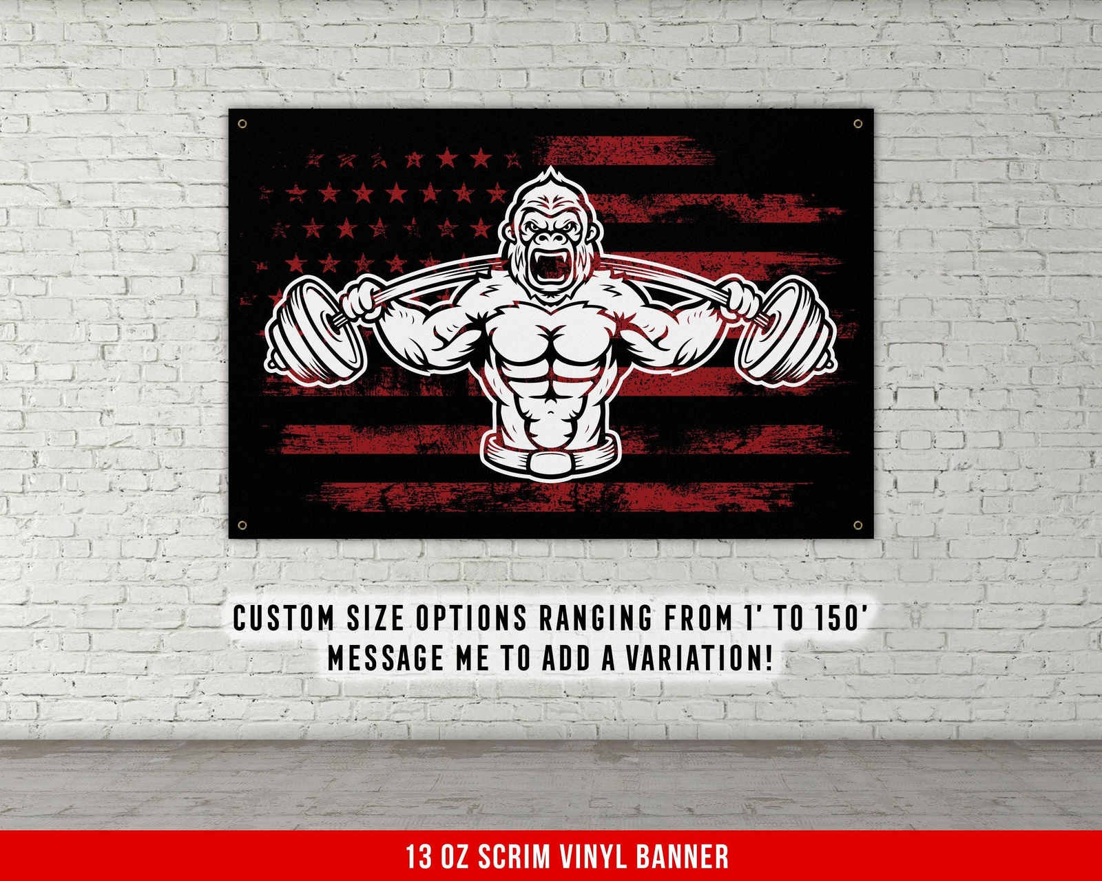 Motivational Gym Banner - Weightlifting Fitness Wall Art gallery