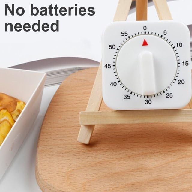 2Pcs Kitchen Cooking Timer Clock Mechanical Alarm 60 Minutes Count Down Counter gallery