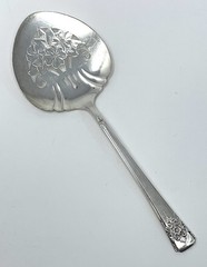 Vintage WM Rogers International Silver IS Silver Plate Slotted Pierced Server