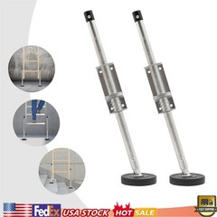 2Pcs Adjustable Ladder Stabilizer 330 lbs Anti-Slip Extension Ladder Leg Leveler