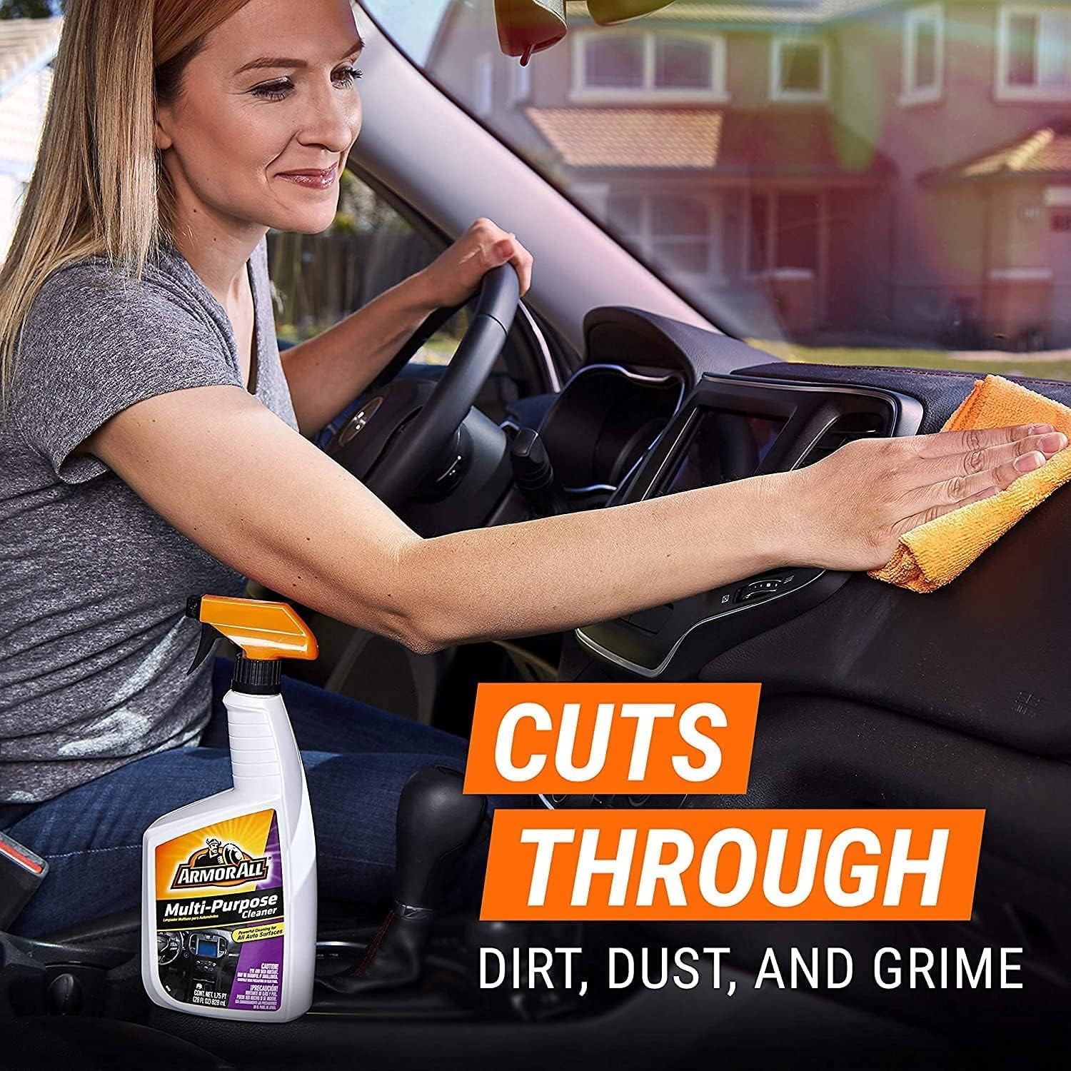 2 Pack Armor All Multi Purpose Car Cleaner Spray For All Auto Surfaces 16 Fl Oz gallery