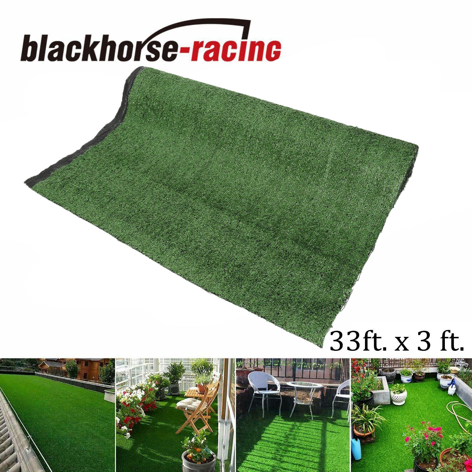 33x3ft Artificial Grass Fake Synthetic Rug Garden Landscape Lawn Carpet Mat Turf gallery