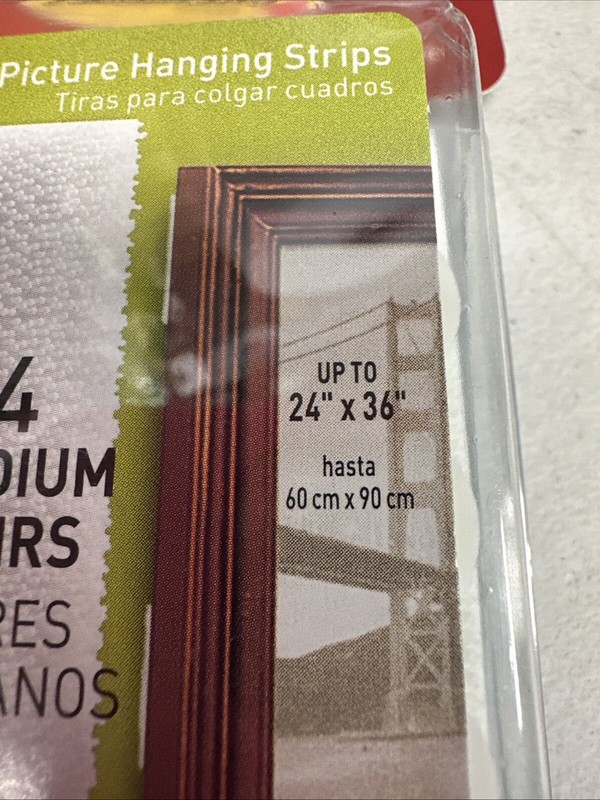 Command Picture Hanging Strips 8 Large, 4 Medium Holds Up to 16 lb White17209ES gallery