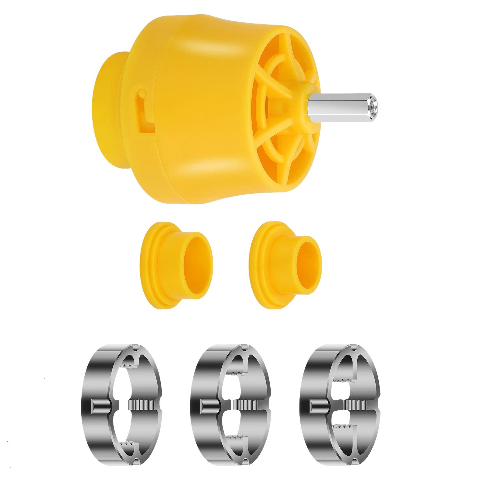 High Quality PVC Thread Maker Tool Pipe Threader with 3 Dies for Electric Drill gallery