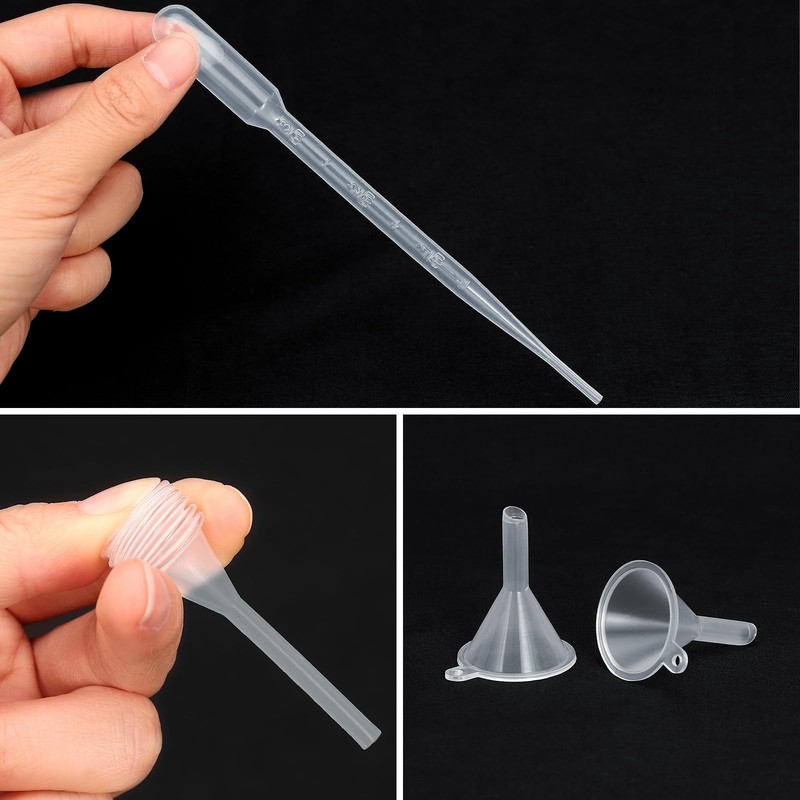 10Pcs Plastic Perfume Refill Tool Kit Set for Liquid Cologne and Essential Oils gallery