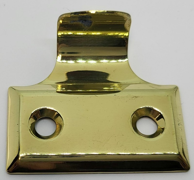 Solid Brass Finger Sash Lift plain window tambour pull fancy antique vintage new gallery