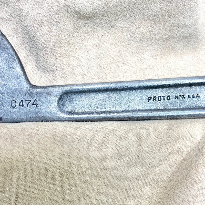 Proto Tools USA C474 Adjustable Hook Spanner Wrench 2"-4-3/4" Excellent gallery