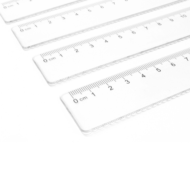 5 Pcs 15cm 20cm Multifunctional Ruler Plastic Ruler Straight Ruler Clear Ruler gallery