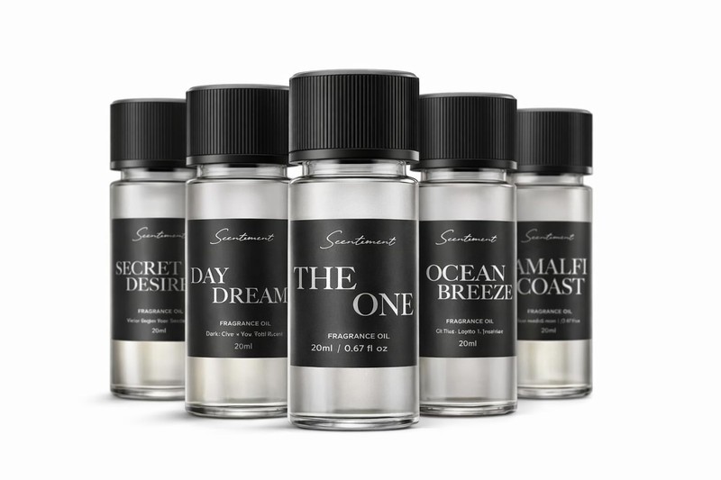Luxury Hotel Scent Diffuser Oil Set - 5 Fresh Floral, Woody & Citrus Scents 5 x gallery