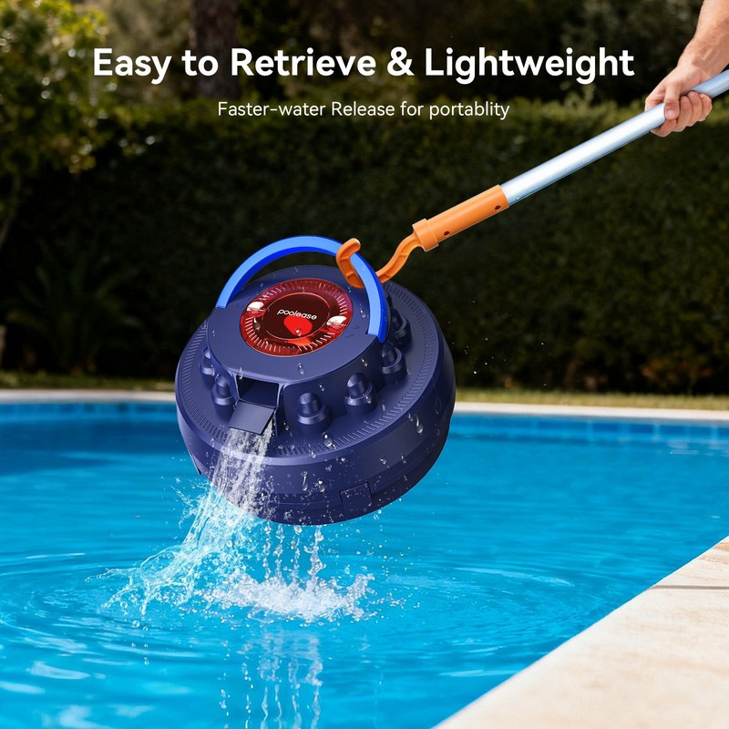 Cordless Pool Robot Cleaner Automatic Ideal for Inground Above-Ground Flat Pool gallery