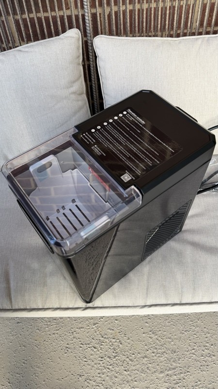 Aeitto Nugget Ice Maker – 40lbs/Day, 5-Min Fast Ice, Self-Cleaning, Compact Grey gallery