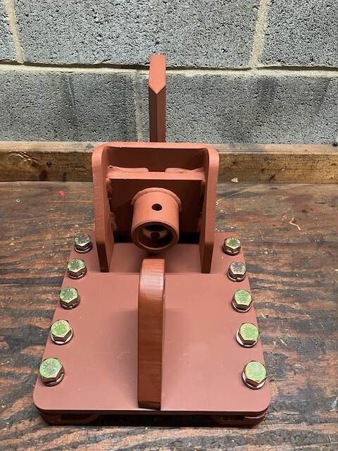 Log Splitter Slide Wedge Push Plate hydraulic cylinder Mount 8" beam Socket Mt gallery