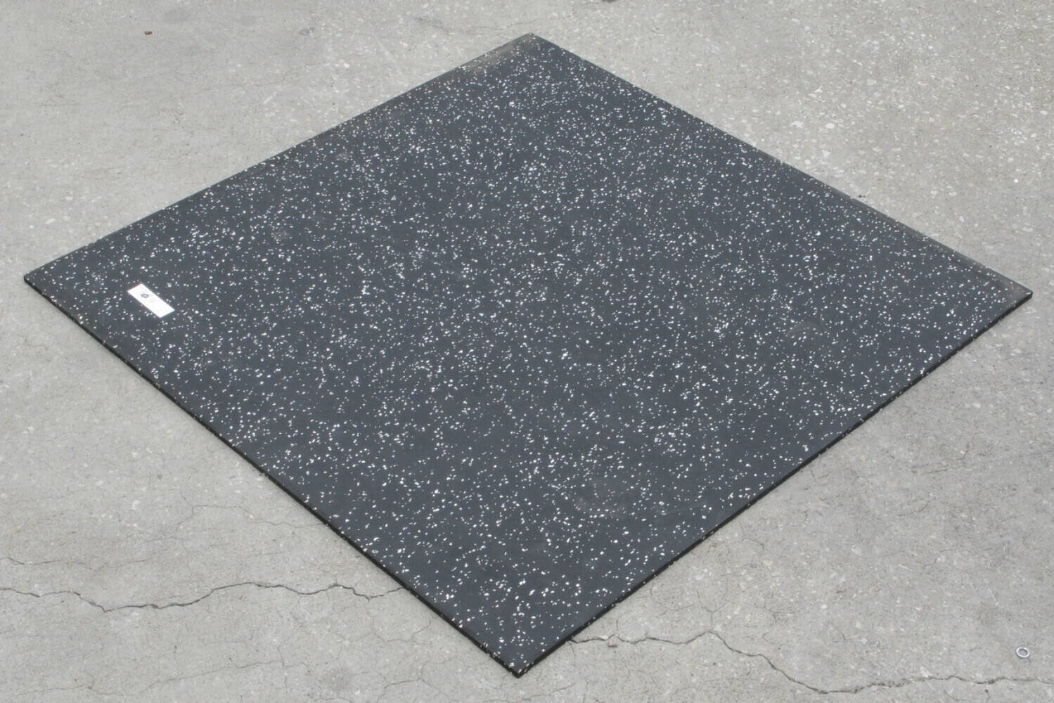36" x 36" x 3/8" Recycled Rubber Mat, Anti-Skid, Smooth gallery